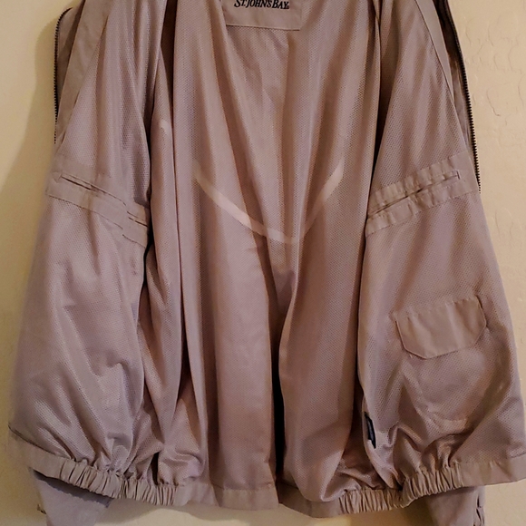 St Johns Bay Jacket Microfiber Golf Jacket Men's Large - Picture 6 of 8